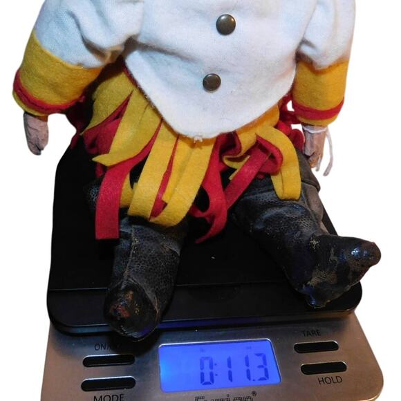 12" 30's Vintage Very Old Very Cool! Puss N Boots Primitive Doll - Picture 11 of 11